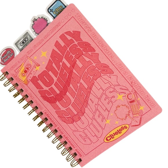 None Other - Clueless Pink Spiral Notebook